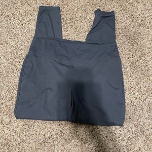 Gray plus size leggings